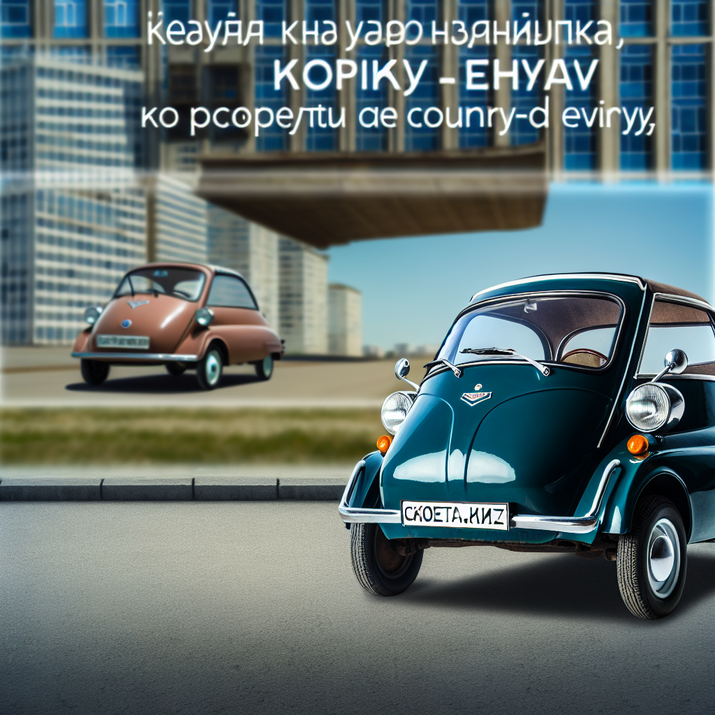 Купить ретро-микрокар Isetta: продажа на Kolesa.kz в Казахстане
