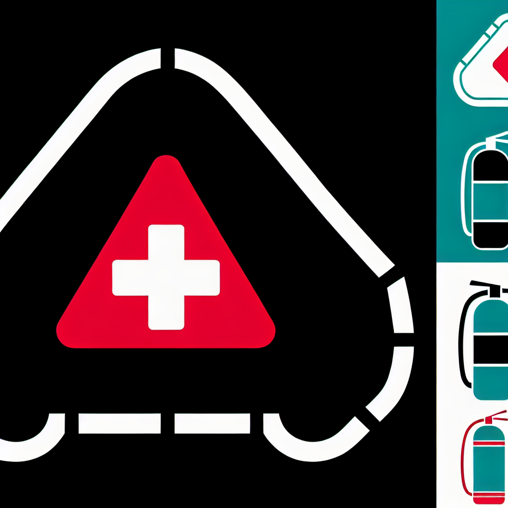Комплектация автомобиля в Казахстане по ПДД: аптечка, огнетушитель и знак аварийной остановки