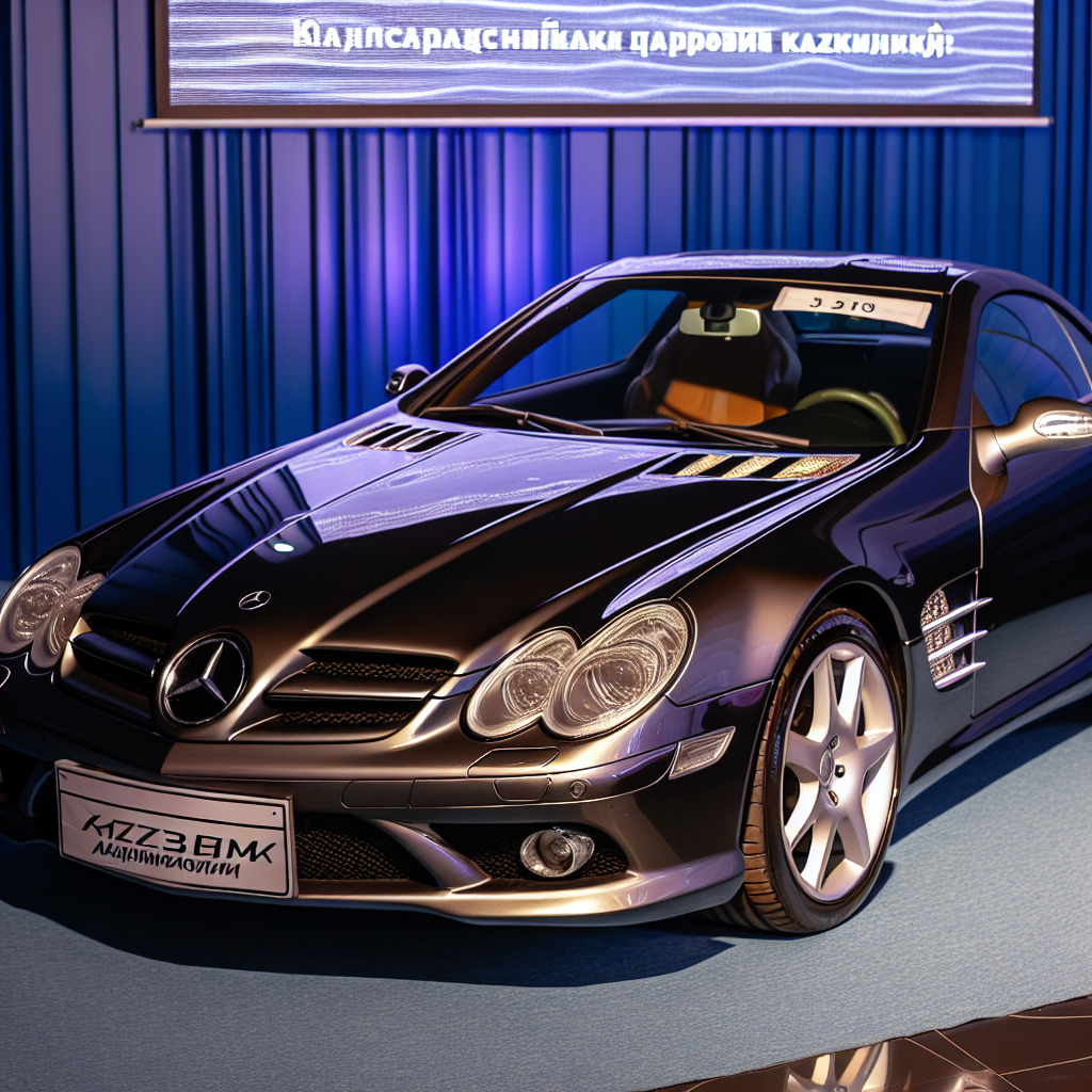 Редкий Mercedes-Benz SL 65 AMG Black Series уйдет с молотка на аукционе в Казахстане