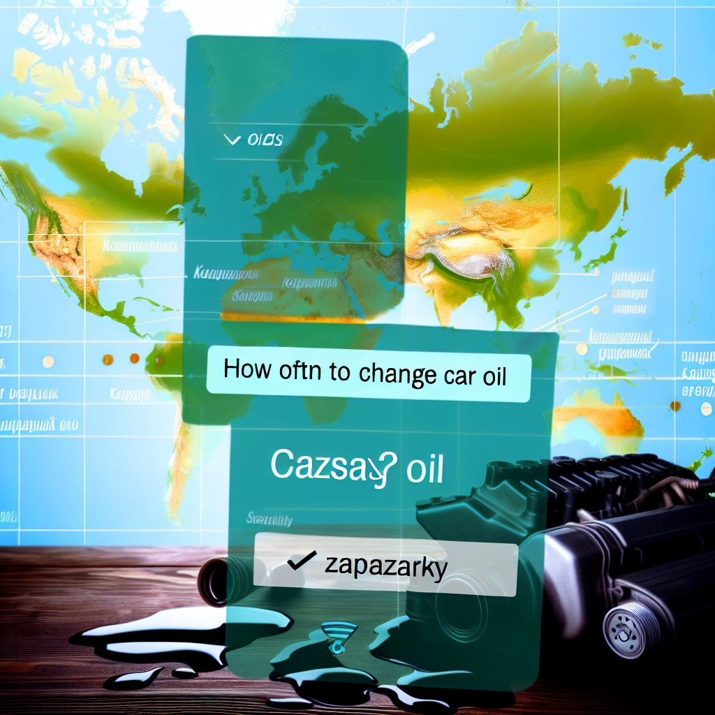 Как часто менять масло в авто в Казахстане: выбор и советы
