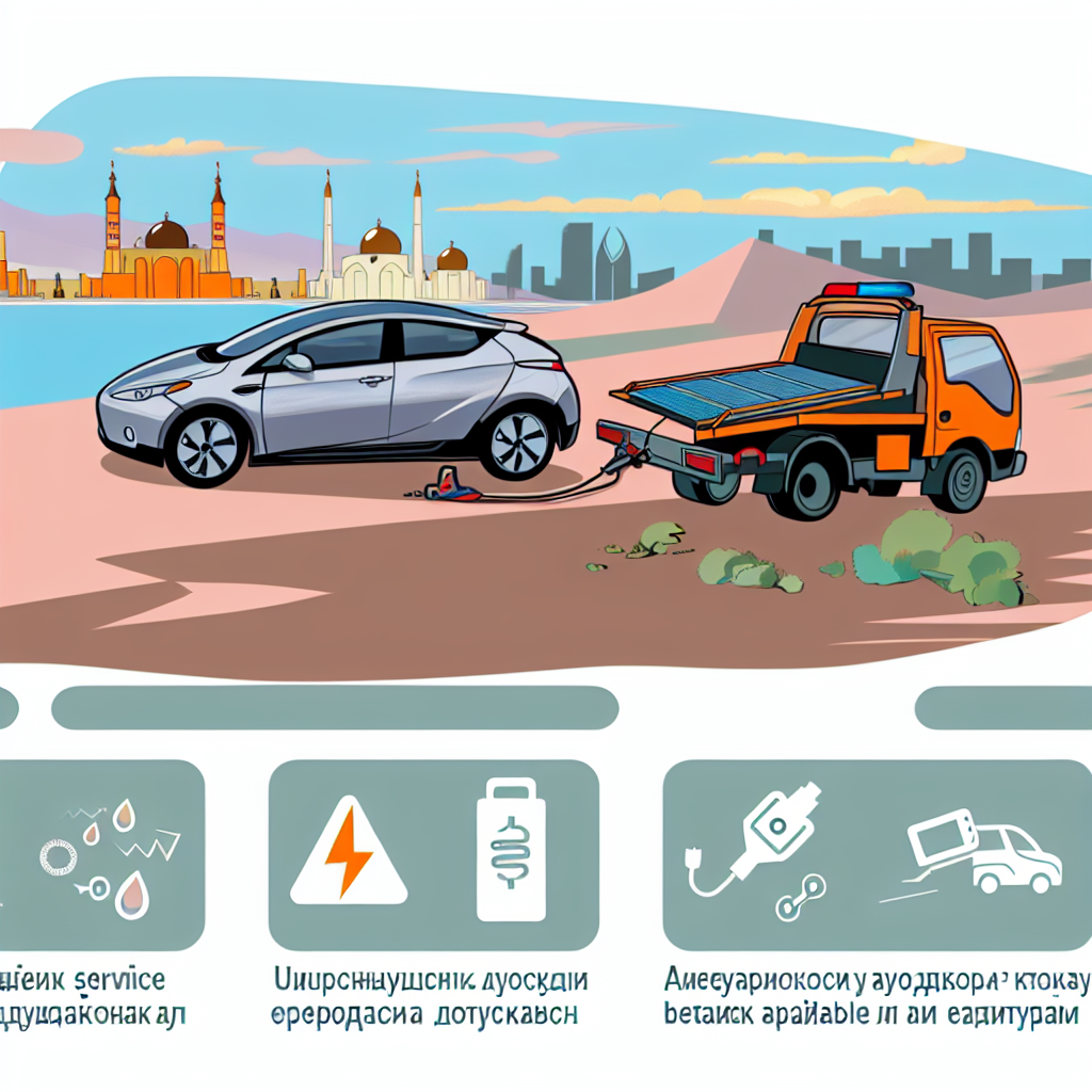 Эвакуация электромобиля при разрядке АКБ в Казахстане: особенности и проверенные сервисы