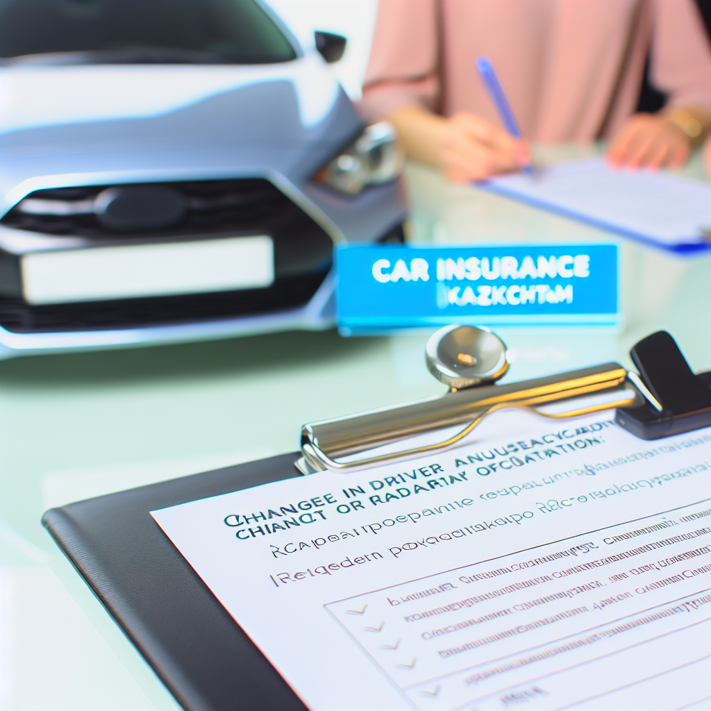 Что меняется в полисе КАСКО при смене водителя или адреса регистрации в Казахстане
