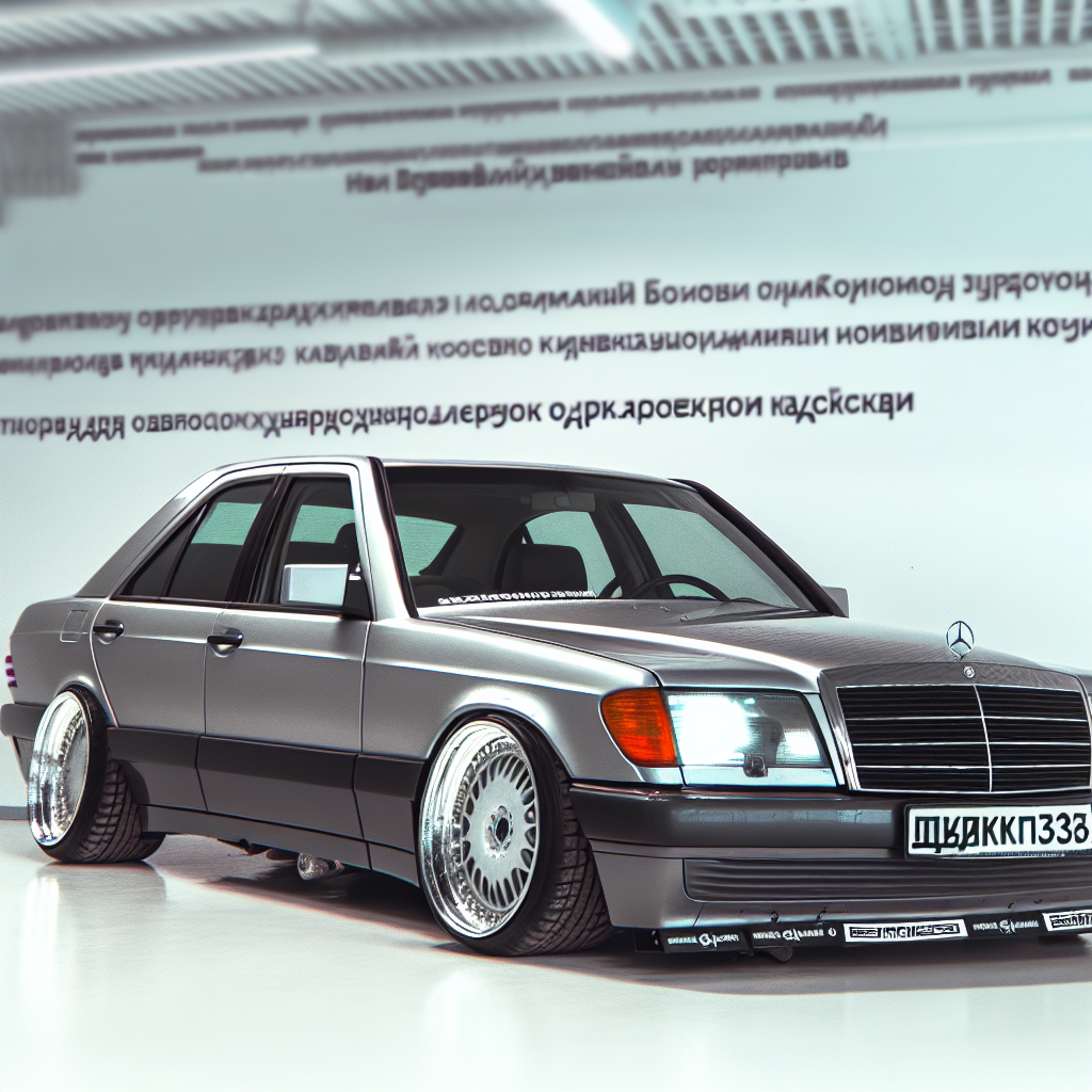 Тюнинг Mercedes-Benz W126 в Казахстане – седан превратили в купе