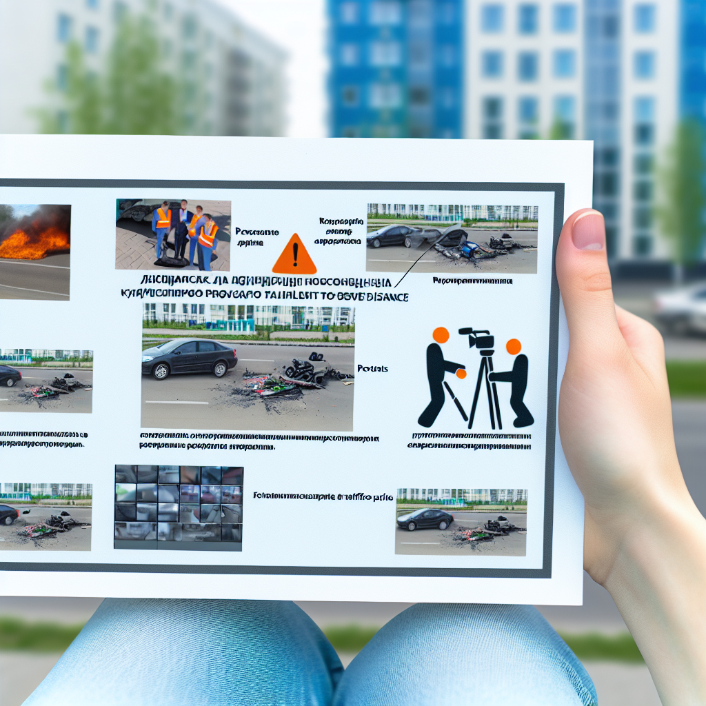 Как доказать ДТП из-за несоблюдения дистанции в Казахстане