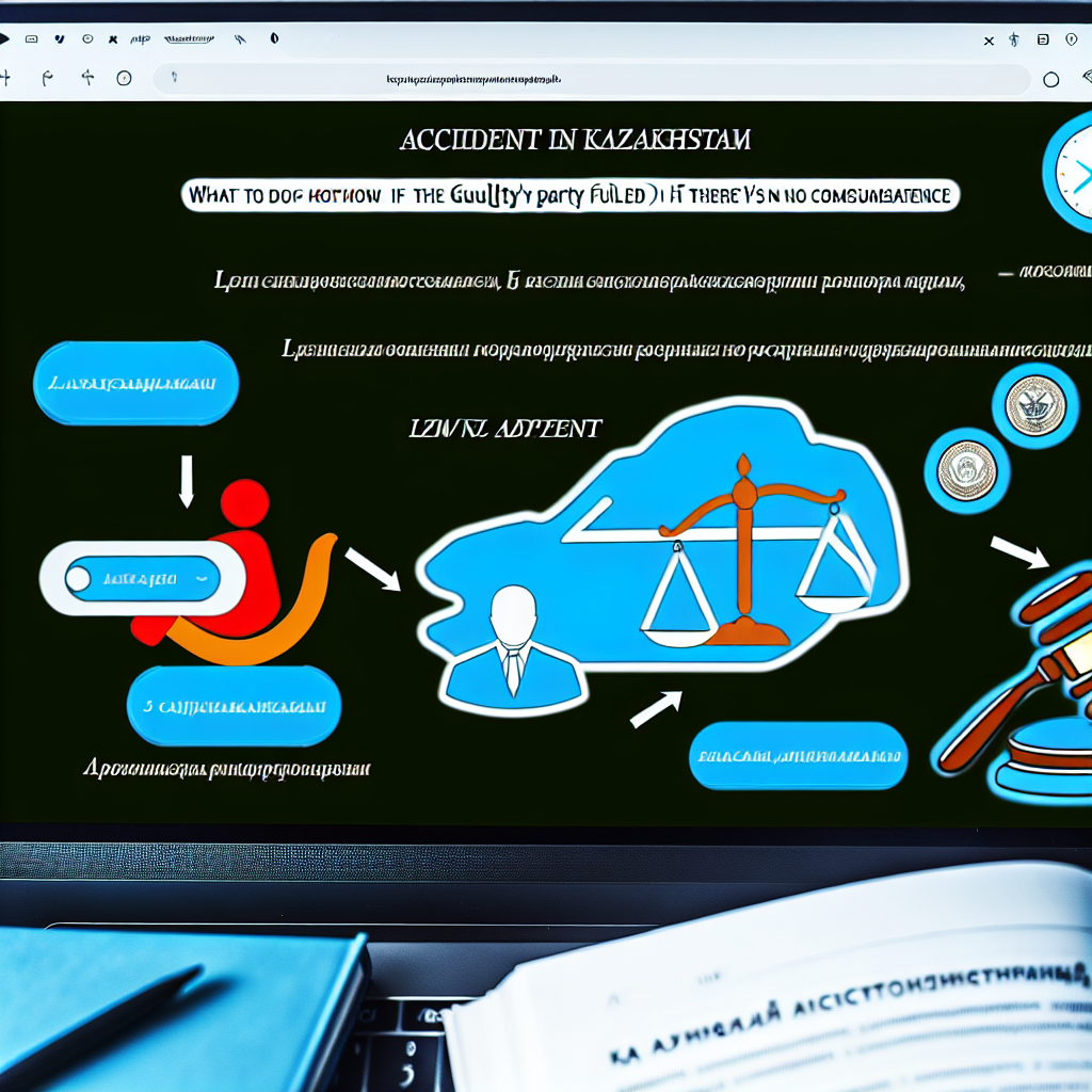 ДТП в Казахстане: что делать, если виновник скрылся или нет страховки