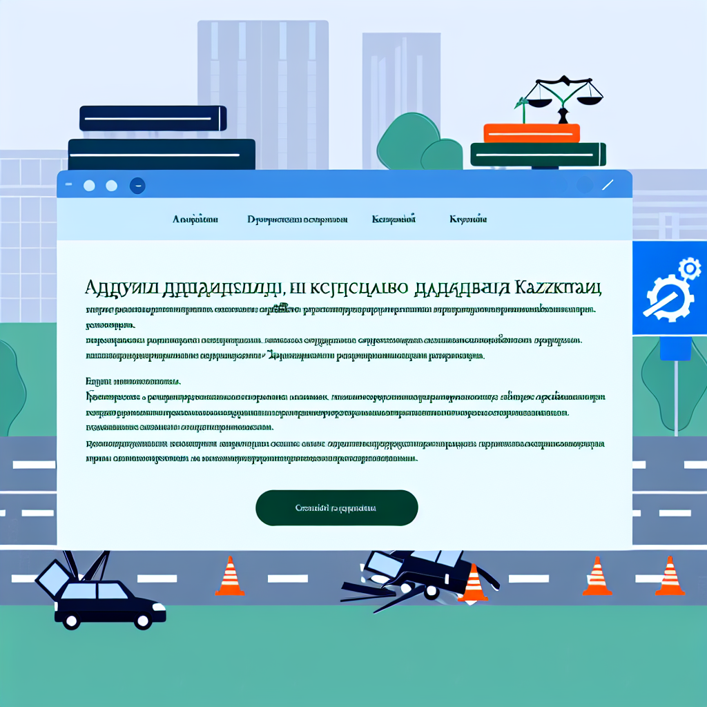 ДТП в Казахстане: ответственность за повреждение городского имущества