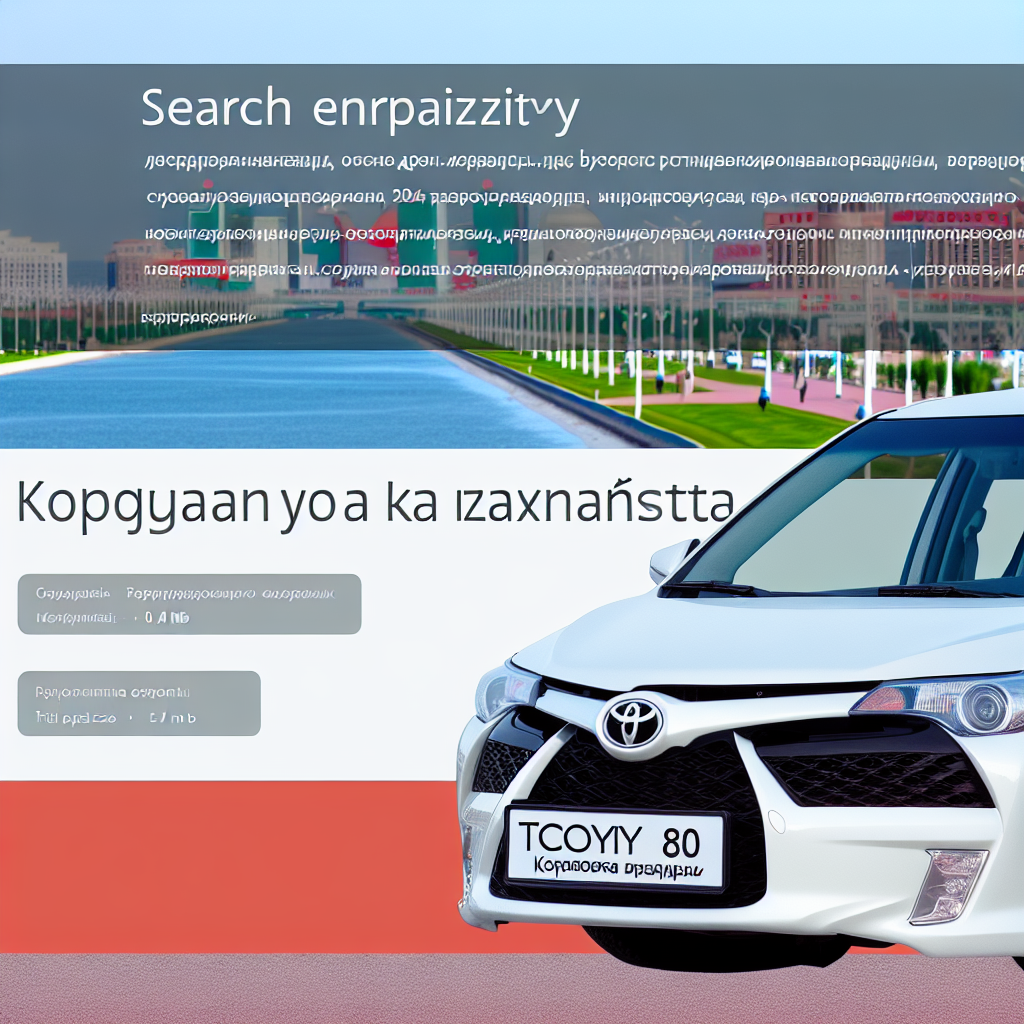 Цена Toyota Camry 80 из Китая в Казахстане 2024: стоимость авто, доставки и растаможки