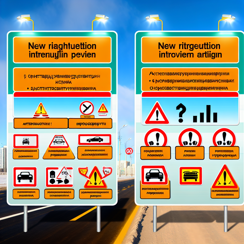 Новые дорожные знаки и таблички в Казахстане: изменения ПДД