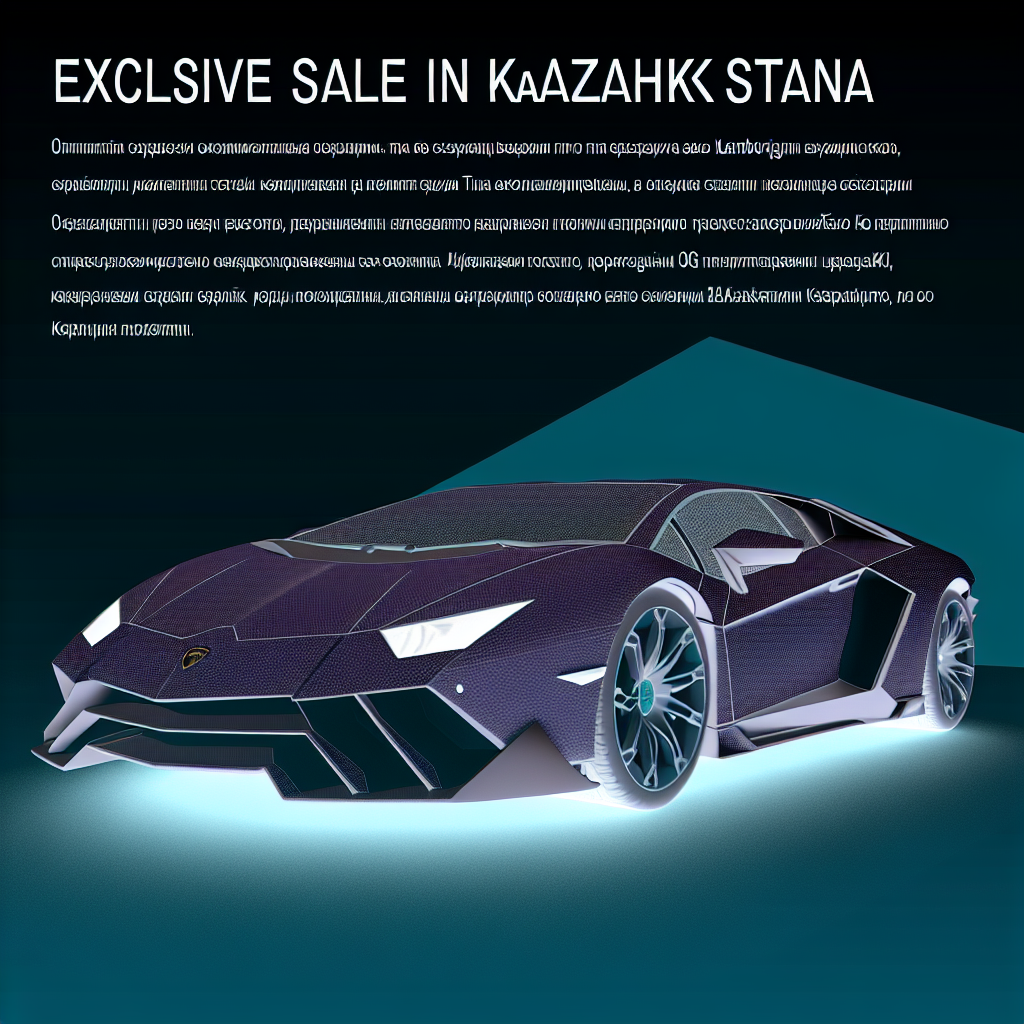 Тайная продажа Lamborghini Egoista: уникальный концепт прибыл в Казахстан