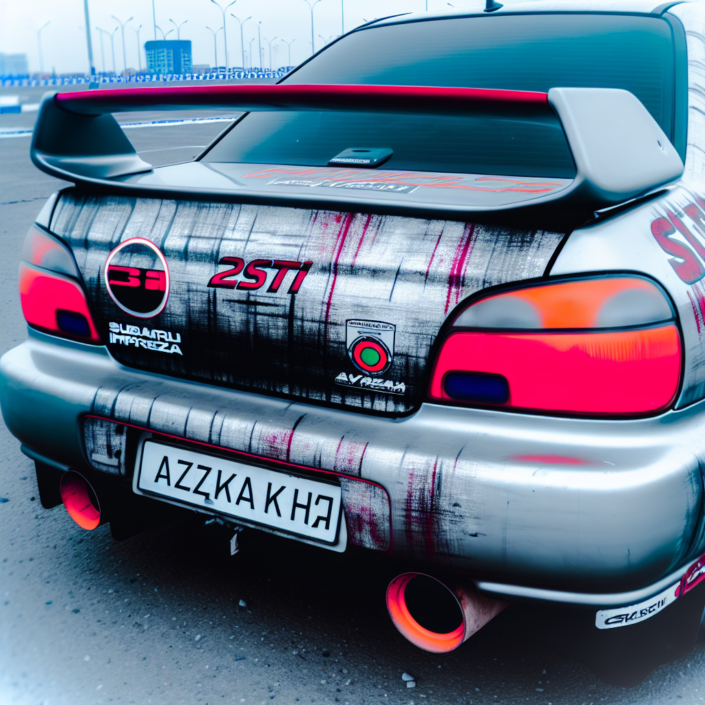 Редкий прототип Subaru Impreza 22B STi выставят на аукцион для коллекционеров Казахстана