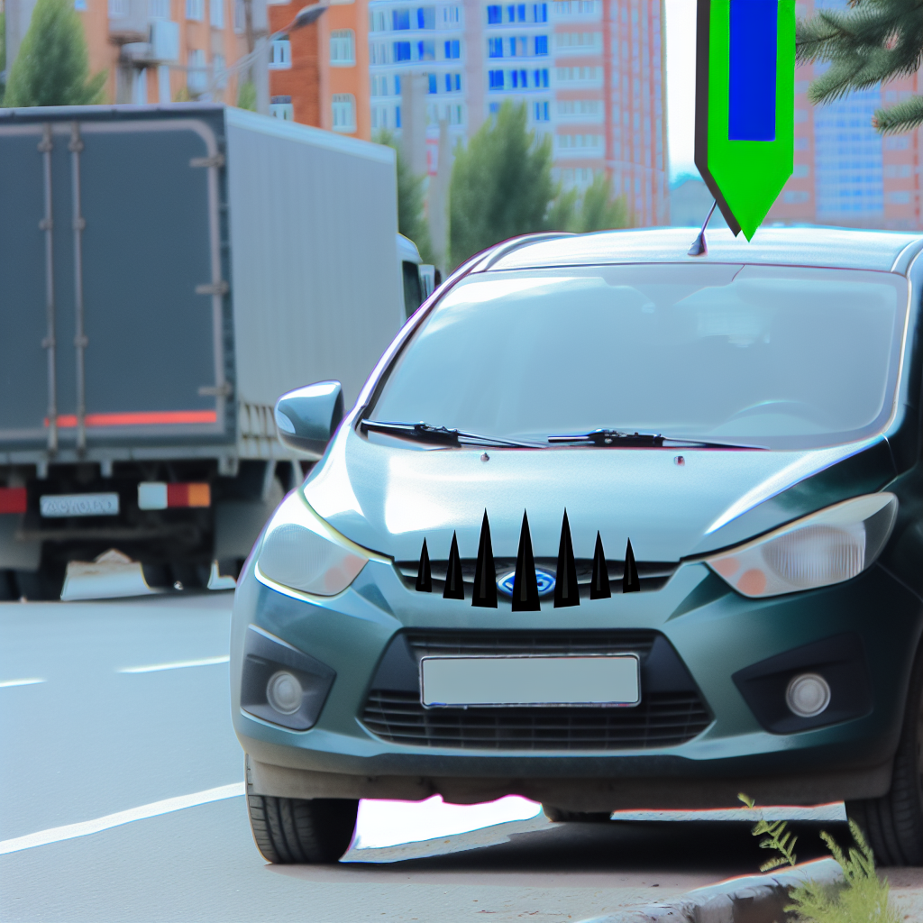 Знак Шипы на авто в Казахстане: обязателен ли и какая ответственность