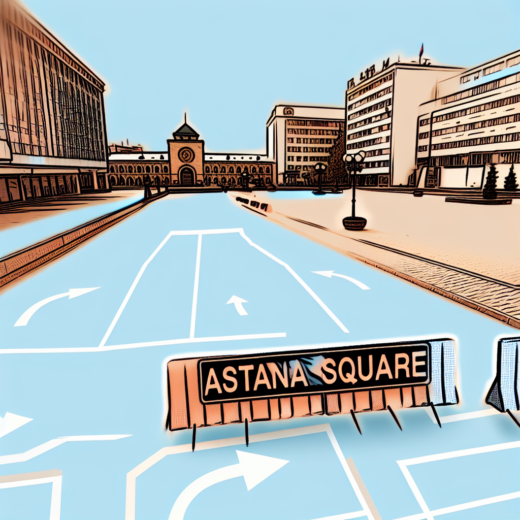 Площадь Астана в Алматы закрыли на 5 дней: даты, причины, объезд