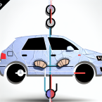 Контаминация Audi A2: грязь в суппортах и масляных каналах