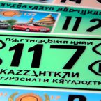 В Казахстане начали выдавать госномера с кодом 17 региона