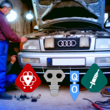 Audi 90: как сохранить лямбда-зонд и датчики ABS при демонтаже в Казахстане