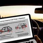 Audi 90 в Казахстане: риск КЗ и обрывов цепей из-за неправильной прокладки электропроводки