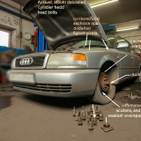 Audi 100: как перетяжка болтов ГБЦ и колес в Казахстане ведет к деформации