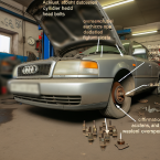 Audi 100: как перетяжка болтов ГБЦ и колес в Казахстане ведет к деформации