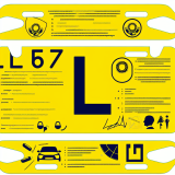 Жёлтые автомобильные номера с литерой L в Алматы: что нужно знать водителям Казахстана